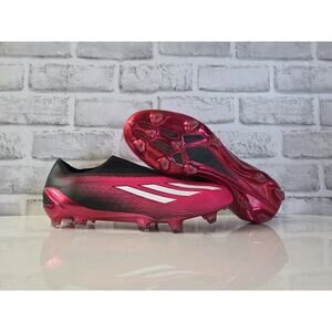 Adidas X Speedportal + FG Pink Black Soccer Cleats GZ5126 Men’s 6.5 Women's 7.5